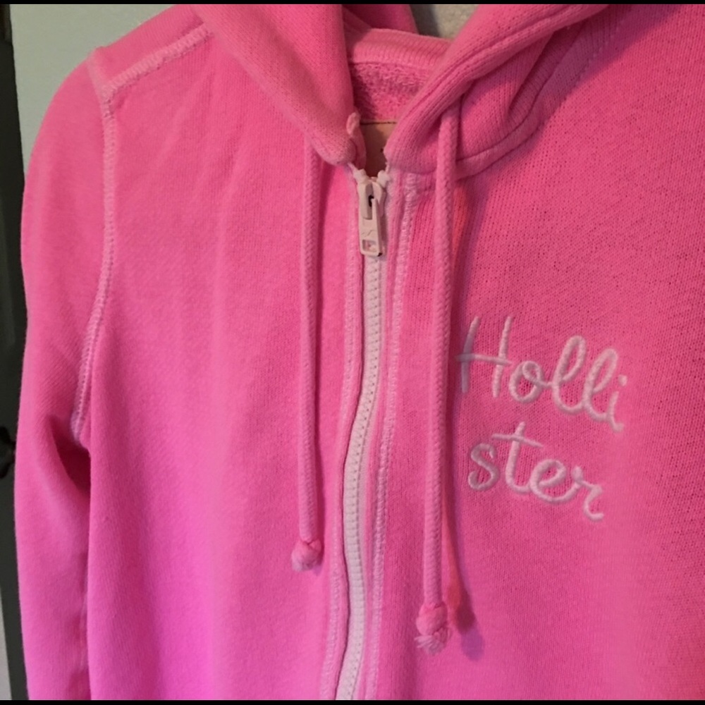 Neon pink jacket